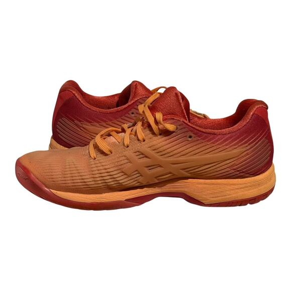 Asics Solution Speed FF Women's Tennis Shoes Size 7.5 Coral Peach 1042A002 - Picture 6 of 8